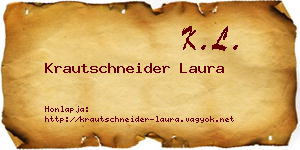 Krautschneider Laura névjegykártya